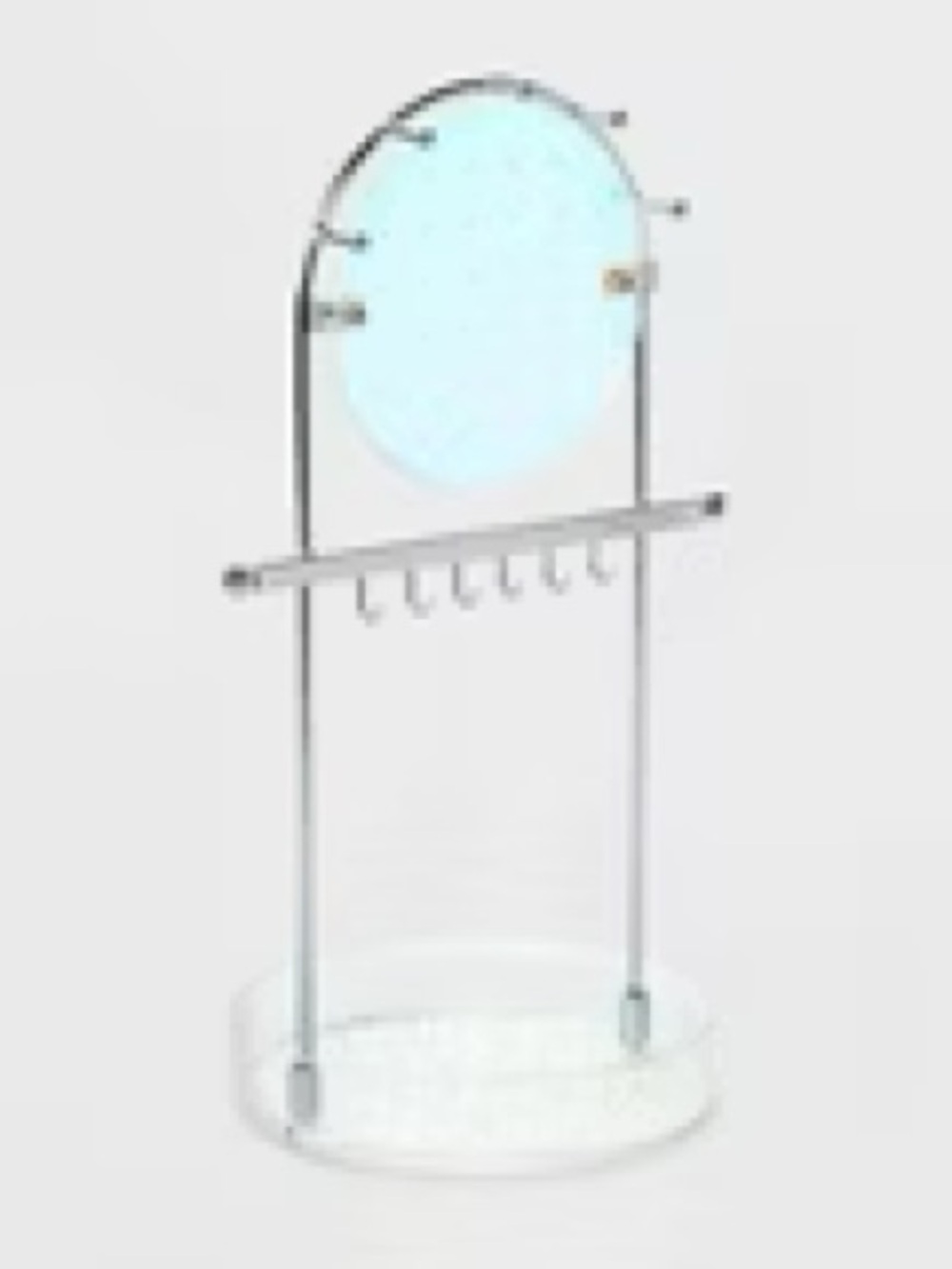 Minimalist Silver Jewelry Stand*